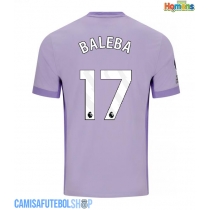Camisa de time de futebol Brighton Carlos Baleba #17 Replicas 2º Equipamento 2025-26 Manga Curta